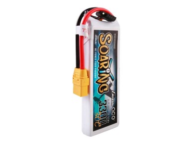 Gens ace G-Tech Soaring 3300mAh 11.1V 30C 3S1P Lipo Battery Pack with XT90 plug