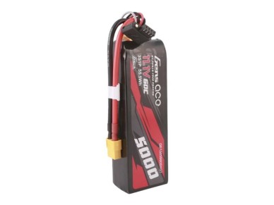 Bateria LiPo Gens ace G-Tech 5000mAh 11.1V 60C 3S1P de tamanho curto com conector XT60 Bateria LiPo Gens ace G-Tech 5000mAh 11.1V 60C 3S1P de tamanho curto com conector XT60