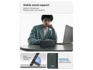 Funda Spigen Tough Armor MagSafe para Samsung Galaxy S26 Ultra - Verde