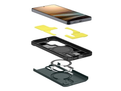 Funda Spigen Tough Armor MagSafe para Samsung Galaxy S26 Ultra - Verde
