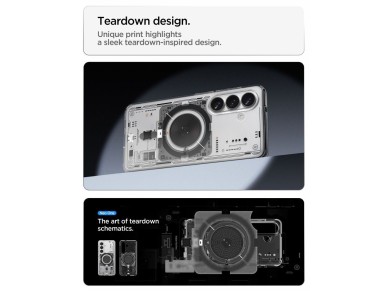Funda Spigen Ultra Hybrid MagSafe para Samsung Galaxy S26+ Neo One - Transparente