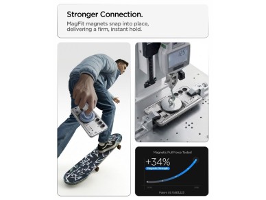 Funda Spigen Ultra Hybrid MagSafe para Samsung Galaxy S26+ Neo One - Transparente