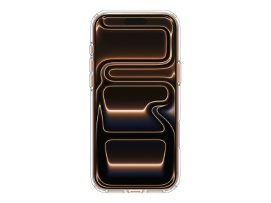 Funda Spigen Ultra Hybrid MagSafe para iPhone 17 Pro - Naranja transparente