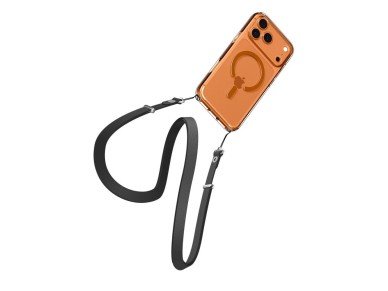 Funda Spigen Ultra Hybrid MagSafe para iPhone 17 Pro - Naranja transparente