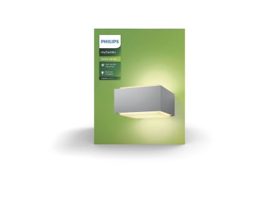 Gray e27 wall light, hedgehog model, philips. Gray e27 wall light, hedgehog model, philips.