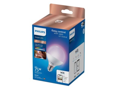 Bulb globe e27 11w full colors 1055lm wifi philips wiz