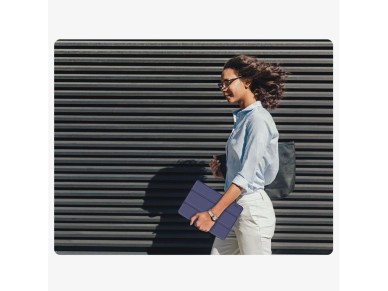 Capa TechProtect SmartCase para Samsung Galaxy Tab A9 / A11 8.7 X110 / X115 / X133 / X135 - azul mar