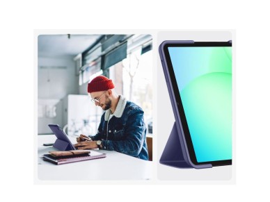 Capa TechProtect SmartCase para Samsung Galaxy Tab A9 / A11 8.7 X110 / X115 / X133 / X135 - azul mar
