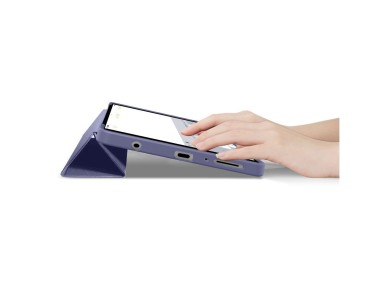 Capa TechProtect SmartCase para Samsung Galaxy Tab A9 / A11 8.7 X110 / X115 / X133 / X135 - azul mar