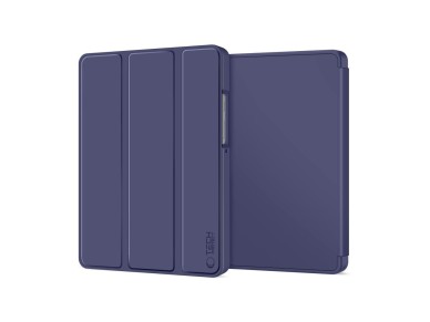 Capa TechProtect SmartCase para Samsung Galaxy Tab A9 / A11 8.7 X110 / X115 / X133 / X135 - azul mar