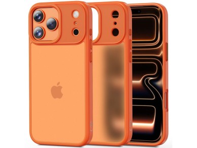 Tech-Protect MagMat Case for iPhone 17 Pro Max - Orange Tech-Protect MagMat Case for iPhone 17 Pro Max - Orange