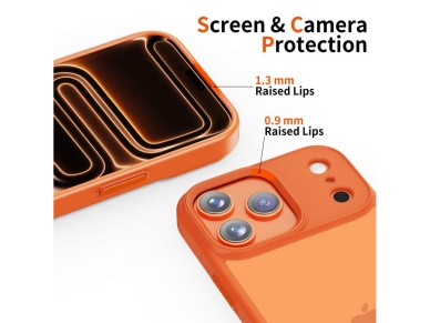 Tech-Protect MagMat Case for iPhone 17 Pro Max - Orange Tech-Protect MagMat Case for iPhone 17 Pro Max - Orange