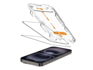 Tech-Protect Quick Set+ Tempered Glass 2-pack for iPhone 15 / 16 Tech-Protect Quick Set+ Tempered Glass 2-pack for iPhone 15 / 16