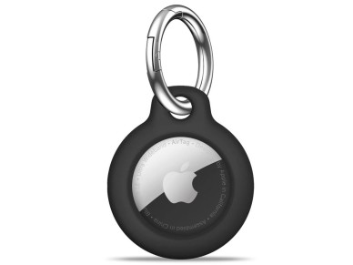 Capa Tech-Protect Rough para Apple AirTag (pacote com 2) - preta