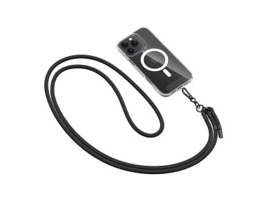 Tech-Protect C1S Rope Crossbody Strap Leash - Black
