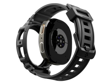 Correa Spigen Rugged Armor Pro para Samsung Galaxy Watch 8 de 44 mm - Negro mate