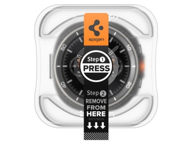 Spigen Glas.TR ”Ez-Fit” Tempered Glass for Samsung Galaxy Watch 8 46mm - Transparent