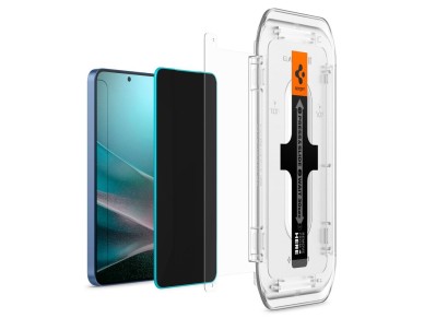 Paquete de 2 protectores de pantalla Spigen Glas.TR "Ez Fit" Privacy HD para Samsung Galaxy S24+ / S