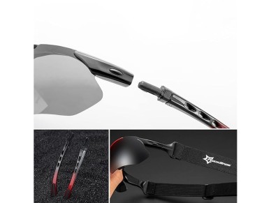 Gafas de ciclismo fotocrom�ticas Rockbros 10143 UV400 - negras