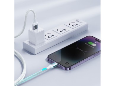 Cable Joyroom Extraordinary Series A10 Lightning / USB-C PD de 20 W, 1,2 m - blanco Cable Joyroom Extraordinary Series A10 Lightning / USB-C PD de 20 W, 1,2 m - blanco