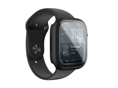 Protetor de tela de vidro AmazingThing Radix com capa para Apple Watch Series 11 46mm - Preto
