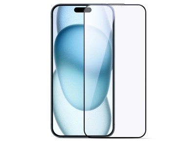 Joyroom JR-MLG0286 2.5D Anti-Blue Light + Dustproof Tempered Glass with Black Frame for iPhone 15 Pl Joyroom JR-MLG0286 2.5D Anti-Blue Light + Dustproof Tempered Glass with Black Frame for iPhone 15 Pl