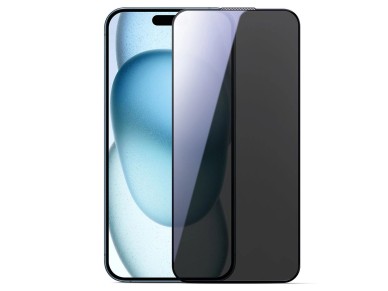 Joyroom JR-MLG0282 2.5D Dustproof Privacy Tempered Glass with Black Frame for iPhone 15 Plus/16 Plus Joyroom JR-MLG0282 2.5D Dustproof Privacy Tempered Glass with Black Frame for iPhone 15 Plus/16 Plus