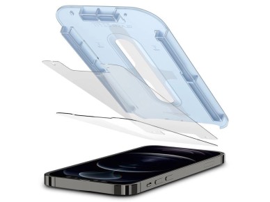 Spigen Glas.tR EZ Fit Tempered Glass for iPhone 12 / iPhone 12 Pro - 2 pcs. Spigen Glas.tR EZ Fit Tempered Glass for iPhone 12 / iPhone 12 Pro - 2 pcs.