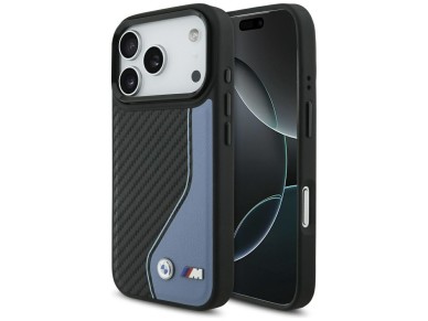 BMW M Carbon Logo MagSafe Case for iPhone 17 Pro - Blue BMW M Carbon Logo MagSafe Case for iPhone 17 Pro - Blue