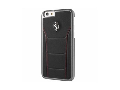 Funda rígida Ferrari FESEHCP6BKR para iPhone 6/6S 488, color negro/costuras rojas Funda rígida Ferrari FESEHCP6BKR para iPhone 6/6S 488, color negro/costuras rojas