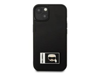 Karl Lagerfeld KLHCP13S3DKPK iPhone 13 mini 5,4 "black / black hardcase Ikonik Patch Karl Lagerfeld KLHCP13S3DKPK iPhone 13 mini 5,4 "black / black hardcase Ikonik Patch