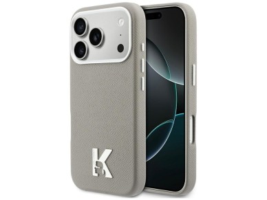 Karl Lagerfeld Karl Head Logo MagSafe Case for iPhone 17 Pro Max - Gray Karl Lagerfeld Karl Head Logo MagSafe Case for iPhone 17 Pro Max - Gray