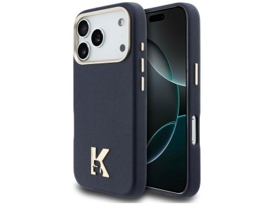Karl Lagerfeld Karl Head Logo MagSafe Case for iPhone 17 Pro - Blue