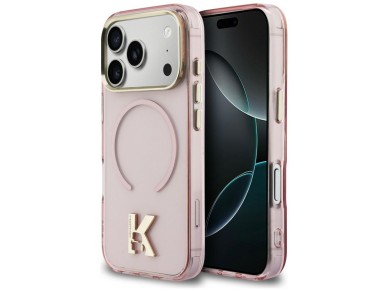 Karl Lagerfeld IML K Head Logo MagSafe Case for iPhone 17 Pro Max - Pink Karl Lagerfeld IML K Head Logo MagSafe Case for iPhone 17 Pro Max - Pink