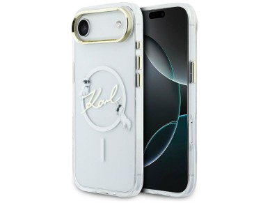 Karl Lagerfeld IML Choupettes Karl Script Logo MagSafe iPhone Air Case - Clear Karl Lagerfeld IML Choupettes Karl Script Logo MagSafe iPhone Air Case - Clear