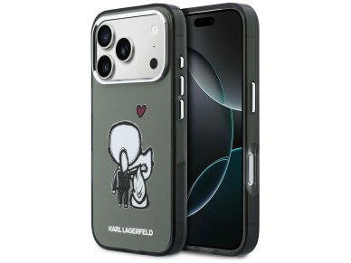 Funda Karl Lagerfeld Karl & Choupette Back MagSafe para iPhone 17 Pro - Negra Funda Karl Lagerfeld Karl & Choupette Back MagSafe para iPhone 17 Pro - Negra