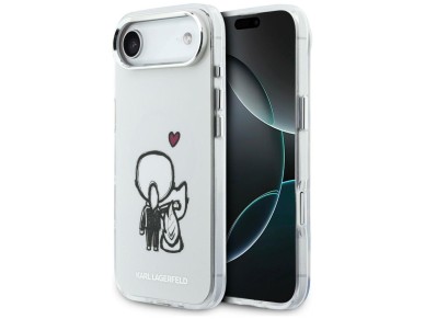 Karl Lagerfeld Karl & Choupette Back MagSafe Case for iPhone Air - Clear Karl Lagerfeld Karl & Choupette Back MagSafe Case for iPhone Air - Clear