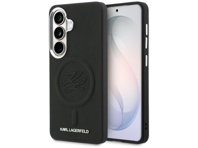 Karl Lagerfeld Embossed Ring Initials MagSafe Case for Samsung Galaxy S26+ - Black Karl Lagerfeld Embossed Ring Initials MagSafe Case for Samsung Galaxy S26+ - Black
