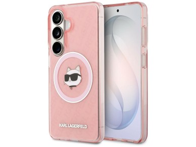 Karl Lagerfeld IML Repeated Choupette MagSafe Case for Samsung Galaxy S26 Plus - Pink Karl Lagerfeld IML Repeated Choupette MagSafe Case for Samsung Galaxy S26 Plus - Pink