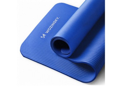 Wozinsky exercise mat 181 x 63 x 0.9 cm thick gymnastic yoga mat blue Wozinsky exercise mat 181 x 63 x 0.9 cm thick gymnastic yoga mat blue