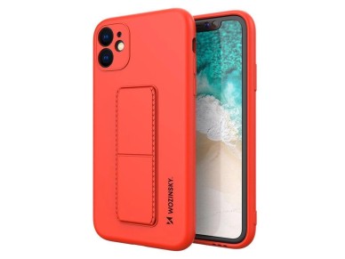 Wozinsky Kickstand Case silicone case with stand iPhone 11 Pro red Wozinsky Kickstand Case silicone case with stand iPhone 11 Pro red