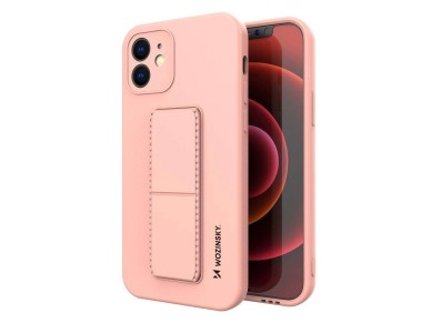Wozinsky Kickstand Case iPhone XS Max Silicone Case with Stand Pink Wozinsky Kickstand Case iPhone XS Max Silicone Case with Stand Pink