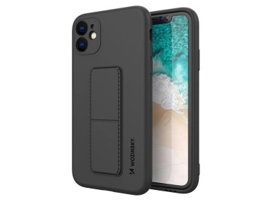 Wozinsky Kickstand Case silicone case with stand for Samsung Galaxy M31s black Wozinsky Kickstand Case silicone case with stand for Samsung Galaxy M31s black