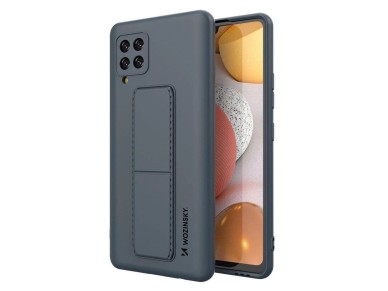 Wozinsky Kickstand Case silicone case with stand Samsung Galaxy A42 5G navy blue Wozinsky Kickstand Case silicone case with stand Samsung Galaxy A42 5G navy blue