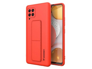 Wozinsky Kickstand Case silicone case with stand Samsung Galaxy A42 5G red Wozinsky Kickstand Case silicone case with stand Samsung Galaxy A42 5G red