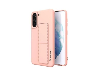 Wozinsky Kickstand Case silicone case with stand Samsung Galaxy S21+ 5G pink Wozinsky Kickstand Case silicone case with stand Samsung Galaxy S21+ 5G pink