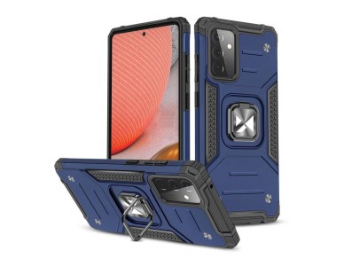 Wozinsky Ring Armor Case Kickstand Tough Rugged Cover for Samsung Galaxy A72 4G blue Wozinsky Ring Armor Case Kickstand Tough Rugged Cover for Samsung Galaxy A72 4G blue