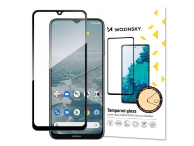 Wozinsky super durable Full Glue tempered glass full screen with frame Case Friendly Nokia G20 black Wozinsky super durable Full Glue tempered glass full screen with frame Case Friendly Nokia G20 black