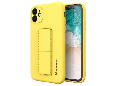 Wozinsky Kickstand Case silicone case with stand Samsung Galaxy A72 4G yellow Wozinsky Kickstand Case silicone case with stand Samsung Galaxy A72 4G yellow