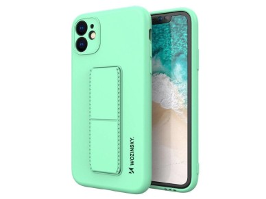 Wozinsky Kickstand Case silicone case with stand for Samsung Galaxy A22 4G mint Wozinsky Kickstand Case silicone case with stand for Samsung Galaxy A22 4G mint